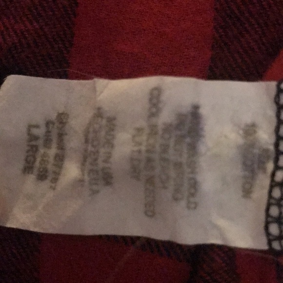 *TWENTY second red black sleeveless cardigan L - Picture 5 of 5